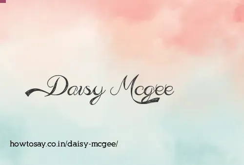 Daisy Mcgee