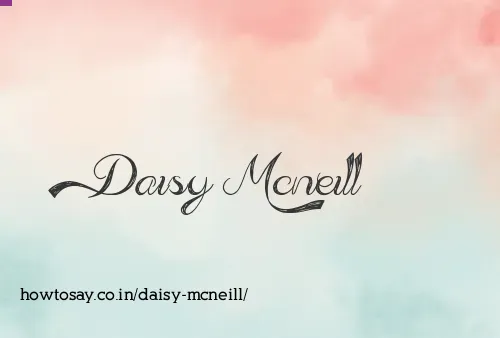 Daisy Mcneill