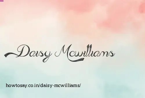 Daisy Mcwilliams