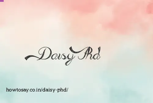 Daisy Phd