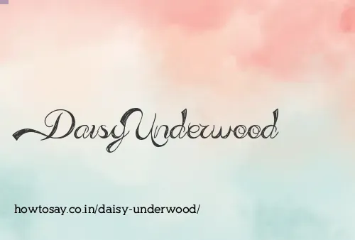 Daisy Underwood