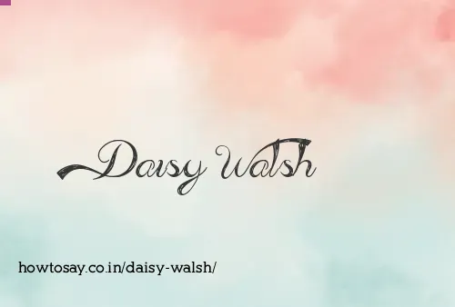 Daisy Walsh