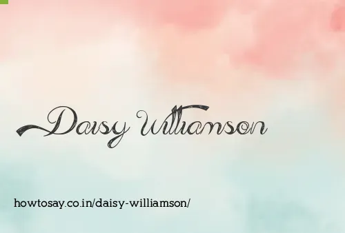 Daisy Williamson
