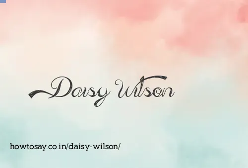 Daisy Wilson