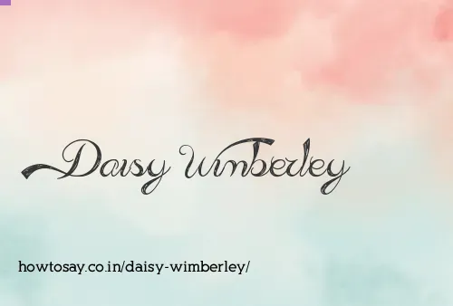 Daisy Wimberley