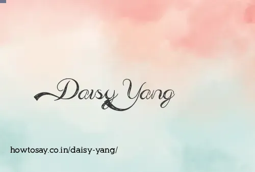 Daisy Yang