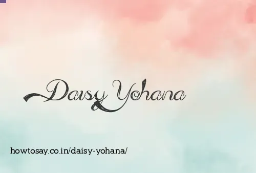 Daisy Yohana