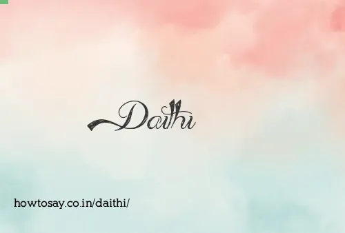 Daithi