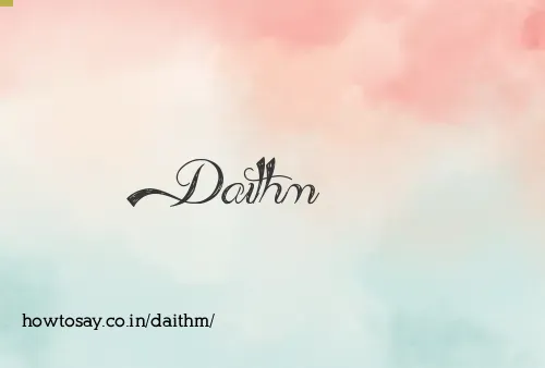Daithm