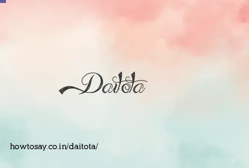 Daitota