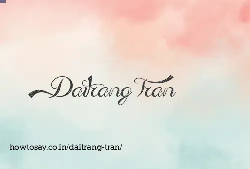 Daitrang Tran