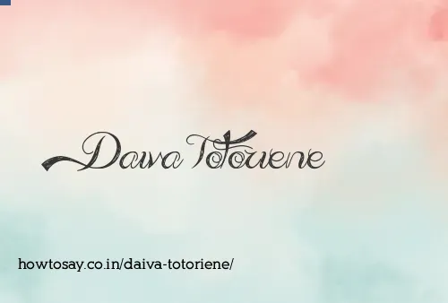 Daiva Totoriene