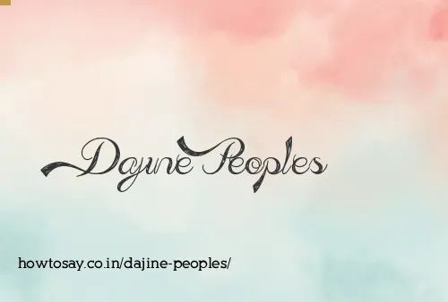 Dajine Peoples