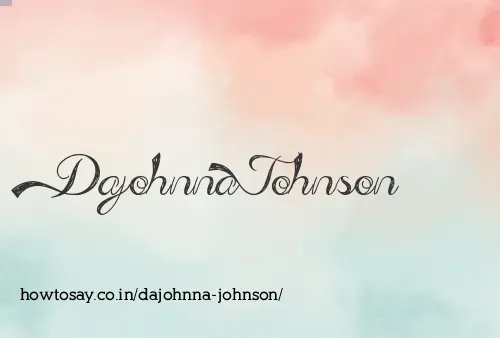 Dajohnna Johnson