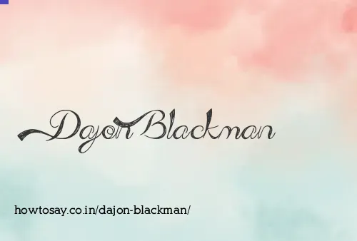 Dajon Blackman