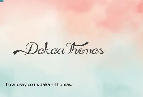 Dakari Thomas