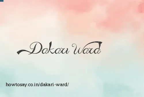 Dakari Ward