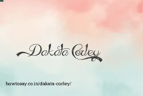 Dakata Corley
