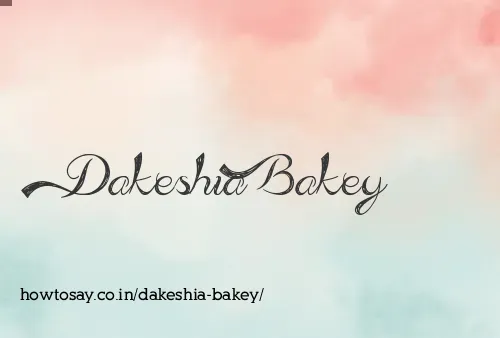 Dakeshia Bakey