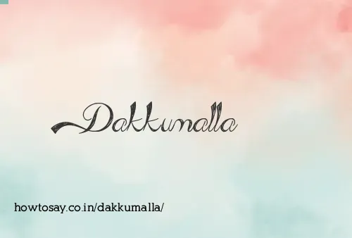 Dakkumalla