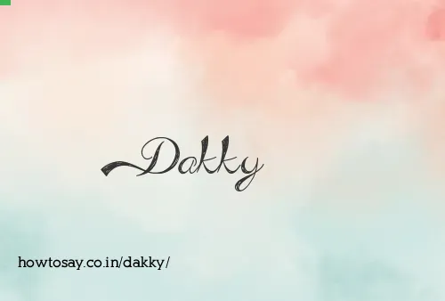 Dakky