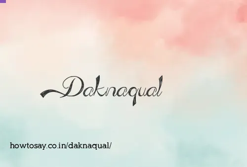 Daknaqual