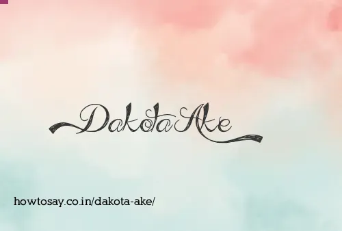 Dakota Ake
