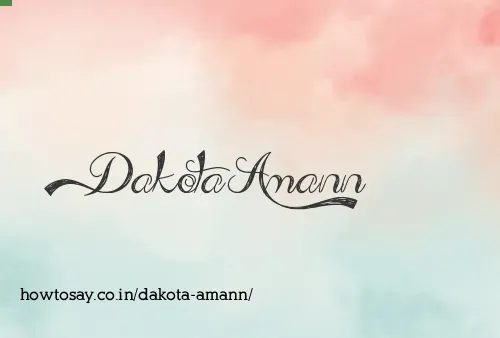 Dakota Amann