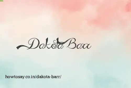 Dakota Barr