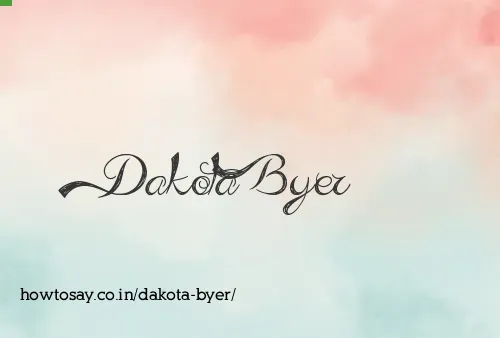 Dakota Byer