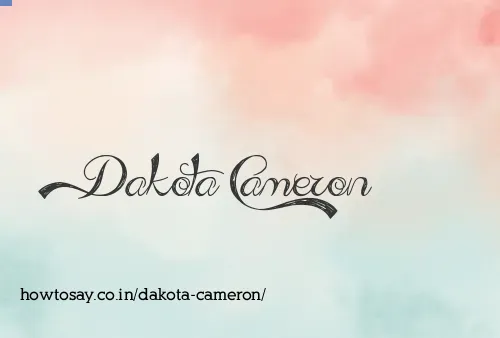 Dakota Cameron