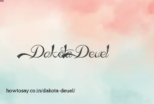 Dakota Deuel