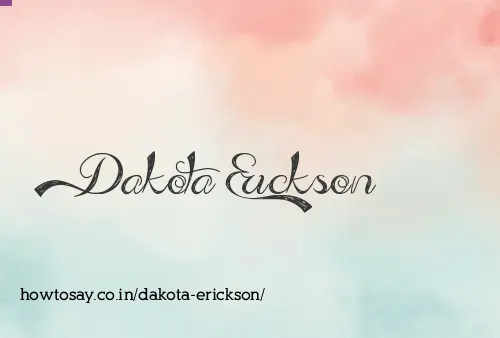 Dakota Erickson