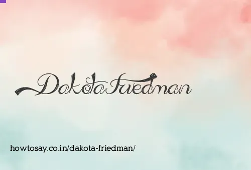 Dakota Friedman