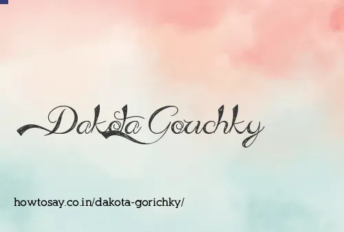 Dakota Gorichky