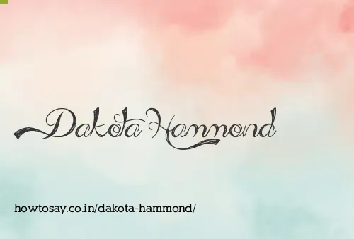 Dakota Hammond