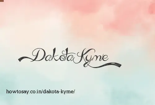 Dakota Kyme