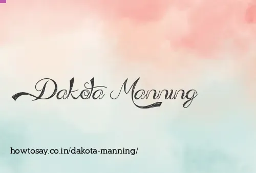 Dakota Manning