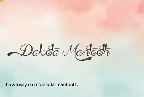 Dakota Mantooth