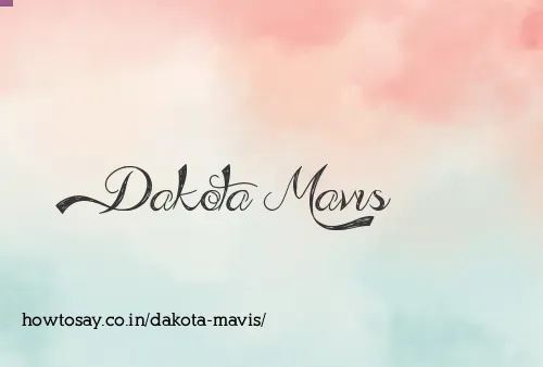 Dakota Mavis