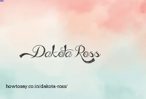Dakota Ross