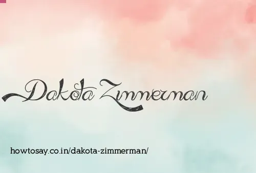 Dakota Zimmerman