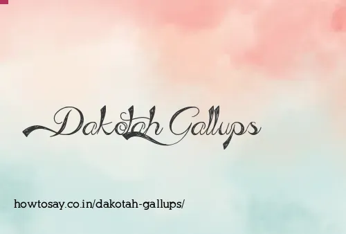 Dakotah Gallups