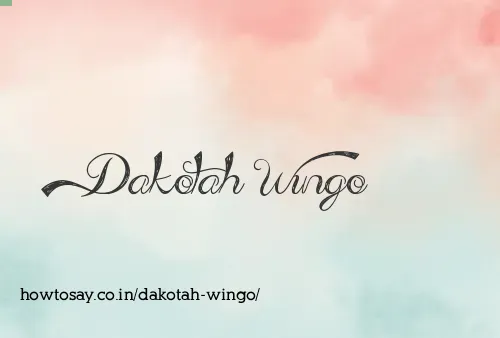 Dakotah Wingo