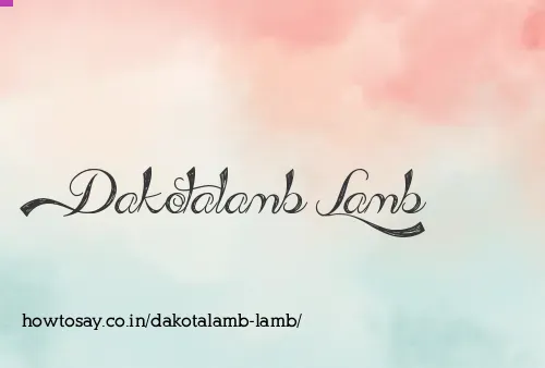 Dakotalamb Lamb