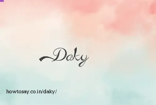 Daky