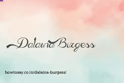 Dalaina Burgess