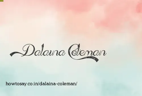 Dalaina Coleman