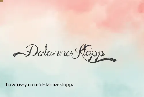 Dalanna Klopp