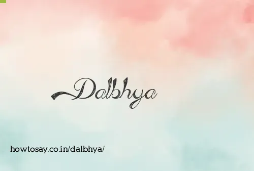 Dalbhya